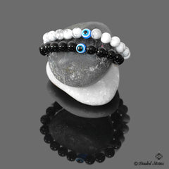 Couples matching bracelets Couples jewelry Evil Eye bracelets Couple bracelets Valentine's gift for couple Anniversary Gift for Him & Her