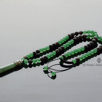 Shambhalanecklace for men Green Aventurine necklace Good luck necklace Lucky gift Long necklace Healing jewelry Fathers Day gift idea